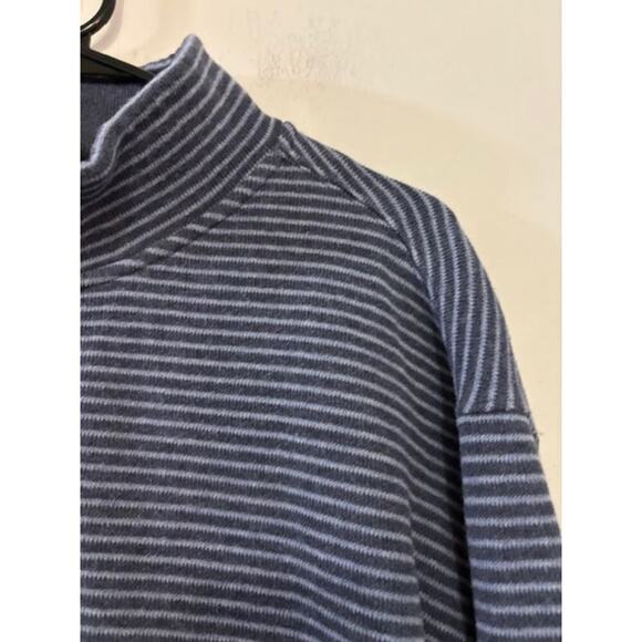 Rodd & Gunn Pullover Knit Sweater Mens XL Blue Striped Long Sleeve 1/4 Zip - Picture 6 of 9